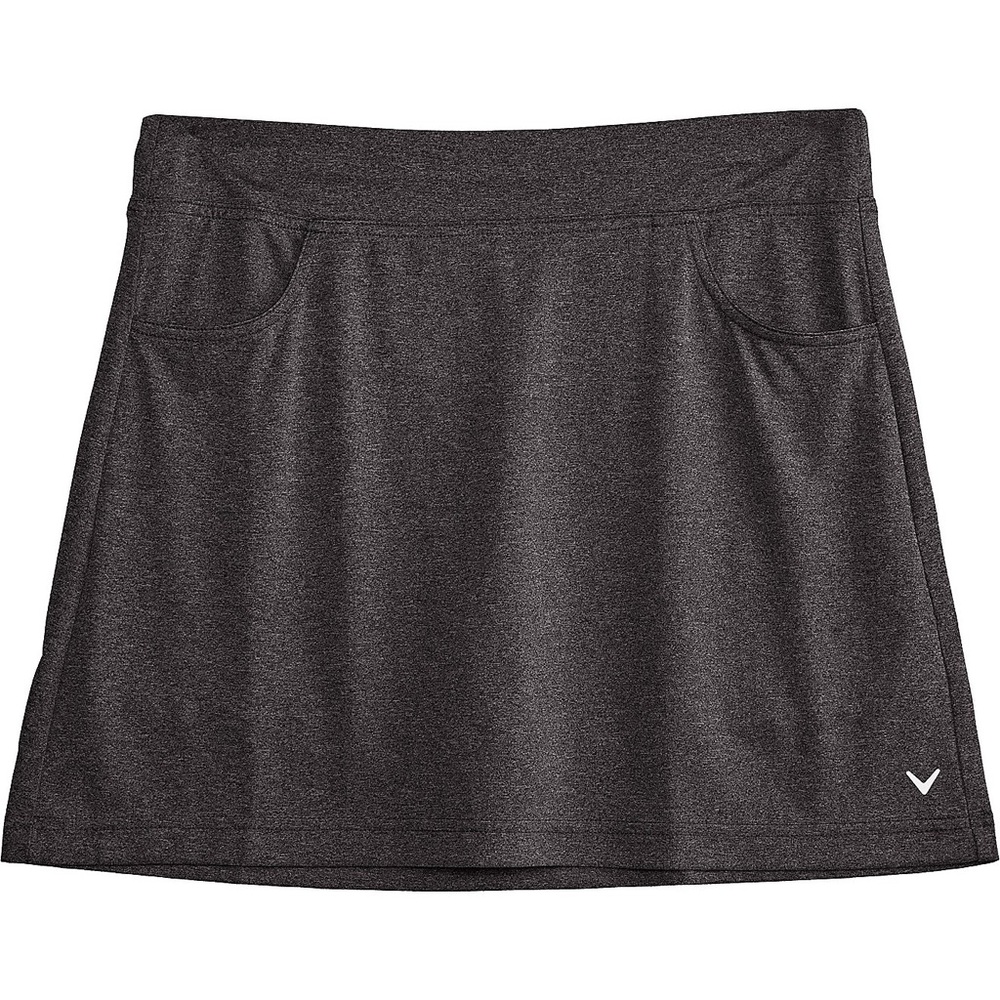 NWT Callaway Womens Truesculpt Black Heather Golf Skort. Sz L